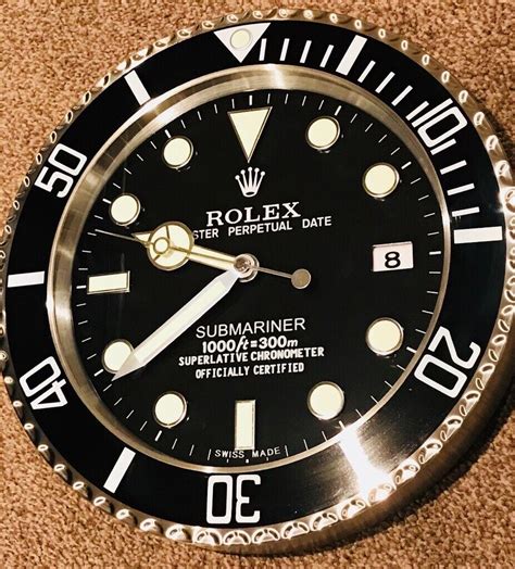 rolex diver wall clock|Rolex watches.